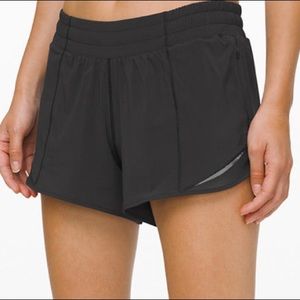 Lululemon black hotty hot shorts
